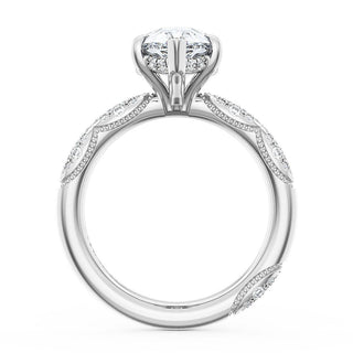 Pear Bloom Engagement Ring