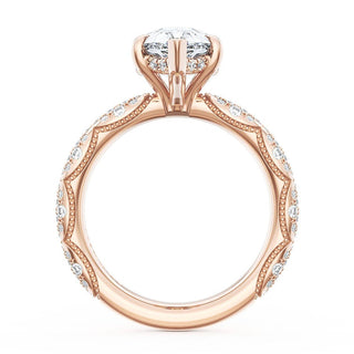 Pear Bloom Engagement Ring