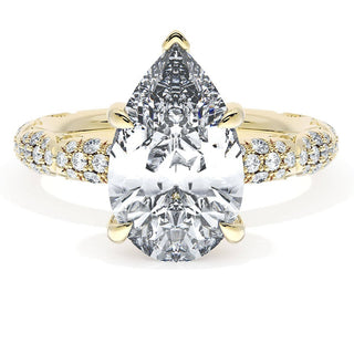 Pear Bloom Engagement Ring