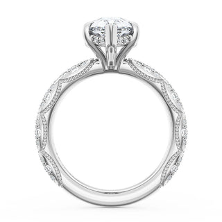 Pear Bloom Engagement Ring