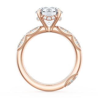Round Bloom Engagement Ring