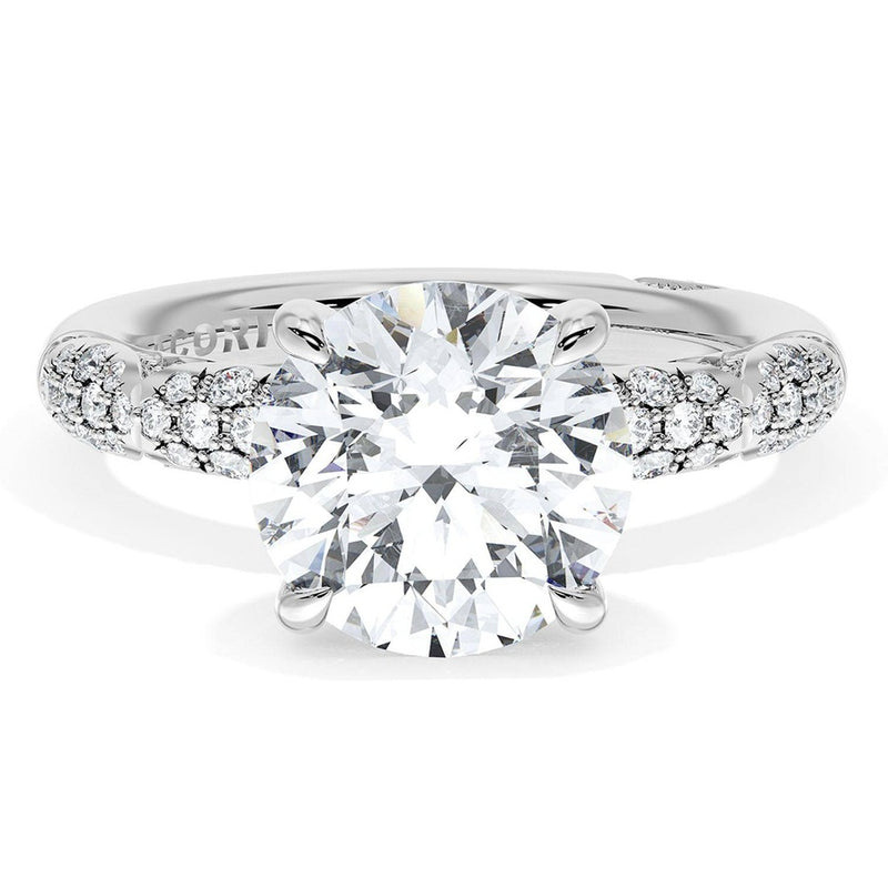 Round Bloom Engagement Ring