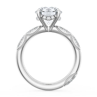 Round Bloom Engagement Ring