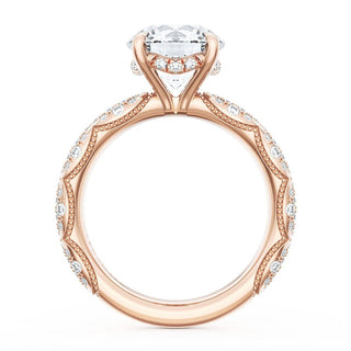 Round Bloom Engagement Ring