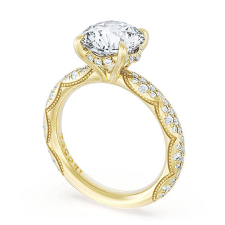 Round Bloom Engagement Ring