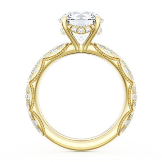Round Bloom Engagement Ring