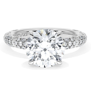Round Bloom Engagement Ring