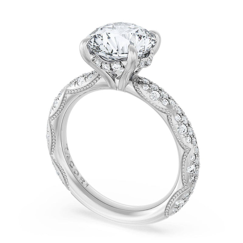 Round Bloom Engagement Ring