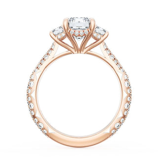Emerald 3-Stone Engagement Ring