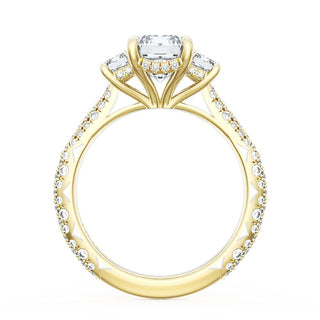 Emerald 3-Stone Engagement Ring