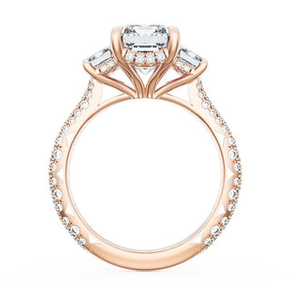 Emerald 3-Stone Engagement Ring