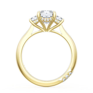 Emerald 3-Stone Engagement Ring