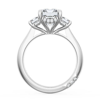 Emerald 3-Stone Engagement Ring