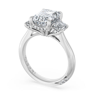 Emerald 3-Stone Engagement Ring