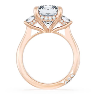 Emerald 3-Stone Engagement Ring