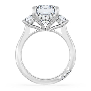 Emerald 3-Stone Engagement Ring