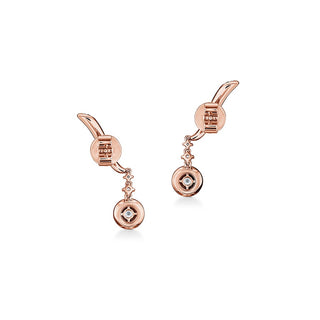 Hearts On Fire Vela Drop Earrings UU2645 : 0.80 :  : 18KR : GH/VS