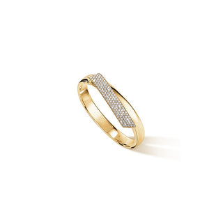 Hearts on Fire INSIDE/OUT Diamond Flip Bangle UU2959 : 2.65 : 6150 : 18KY : GH/VS