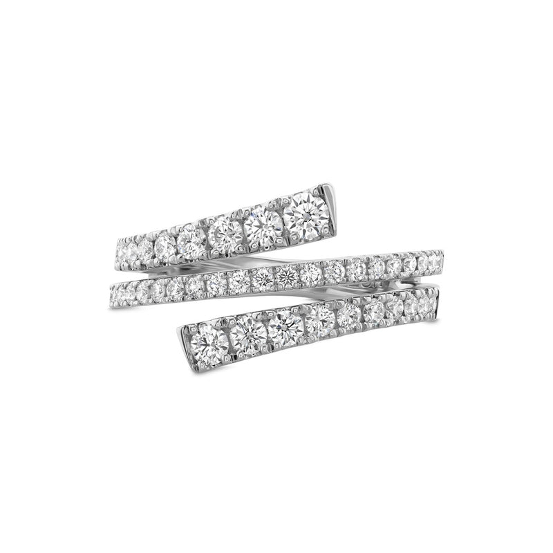 Hearts on Fire Grace Wrap Right Hand Ring UU2449 : 0.70 : 6.50 : 18KW : GH/VS