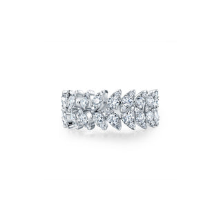 Hearts on Fire Aerial Double Dewdrop Ring UU2524 : 1.50 : 6.50 : 18KW : GH/VS