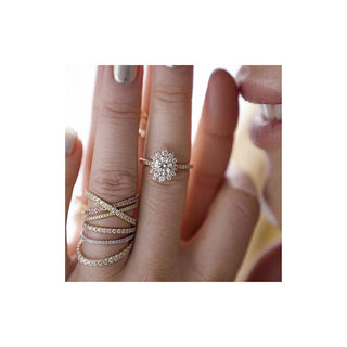 Hearts On Fire Behati Say It Your Way Oval Engagement Ring UU1994 : 0.30 : 7.00 : PLAT : G/SI1