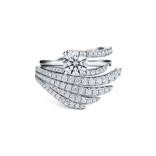 Hearts On Fire Vela Solitaire Engagement Ring UU2637 : 0.30 : 7.00 : PLAT : G/SI1