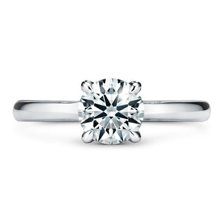 Hearts On Fire Vela Solitaire Ring With Diamond Gallery Engagement Ring UU2639 : 1.00 : 7.00 : PLAT : G/SI1