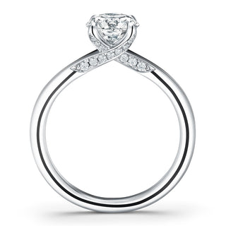 Hearts On Fire Vela Solitaire Ring With Diamond Gallery Engagement Ring UU2639 : 1.00 : 7.00 : PLAT : G/SI1