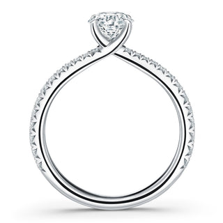 Hearts On Fire Vela Diamond Engagement Ring UU2640 : 0.30 : 7.00 : PLAT : G/SI1