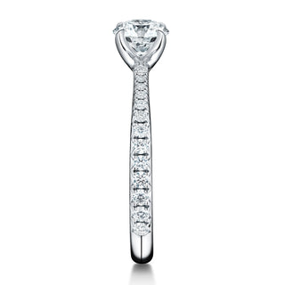 Hearts On Fire Vela Diamond Engagement Ring UU2640 : 0.30 : 7.00 : PLAT : G/SI1