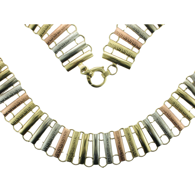 10K TRI GOLD NECKLACE