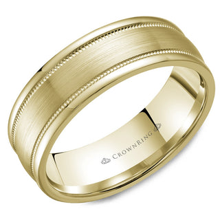 Crownring Wedding Band