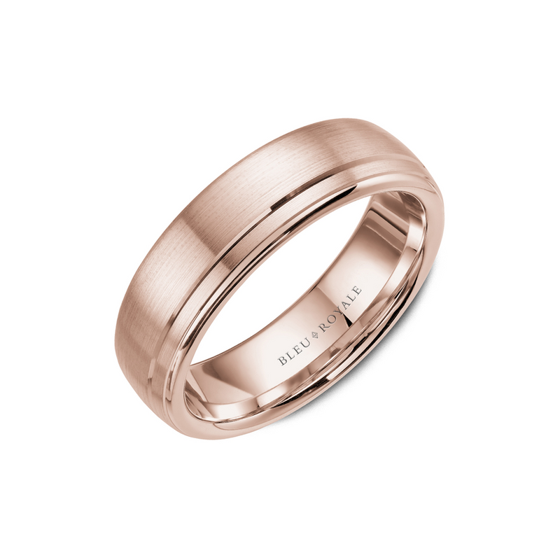Bleu Royale Men's Wedding Band RYL-001R65