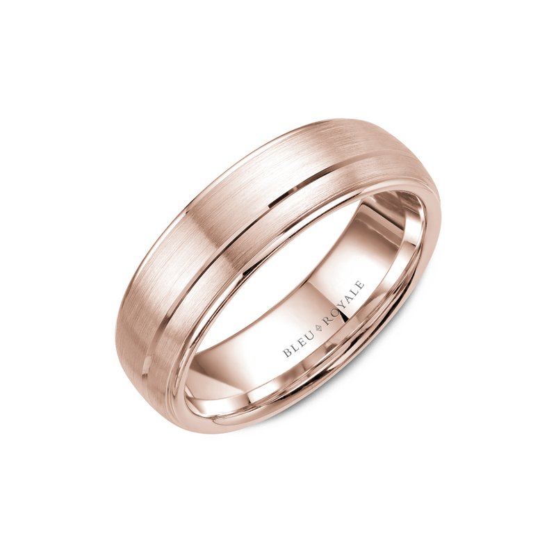 Bleu Royale Men's Wedding Band RYL-002R6