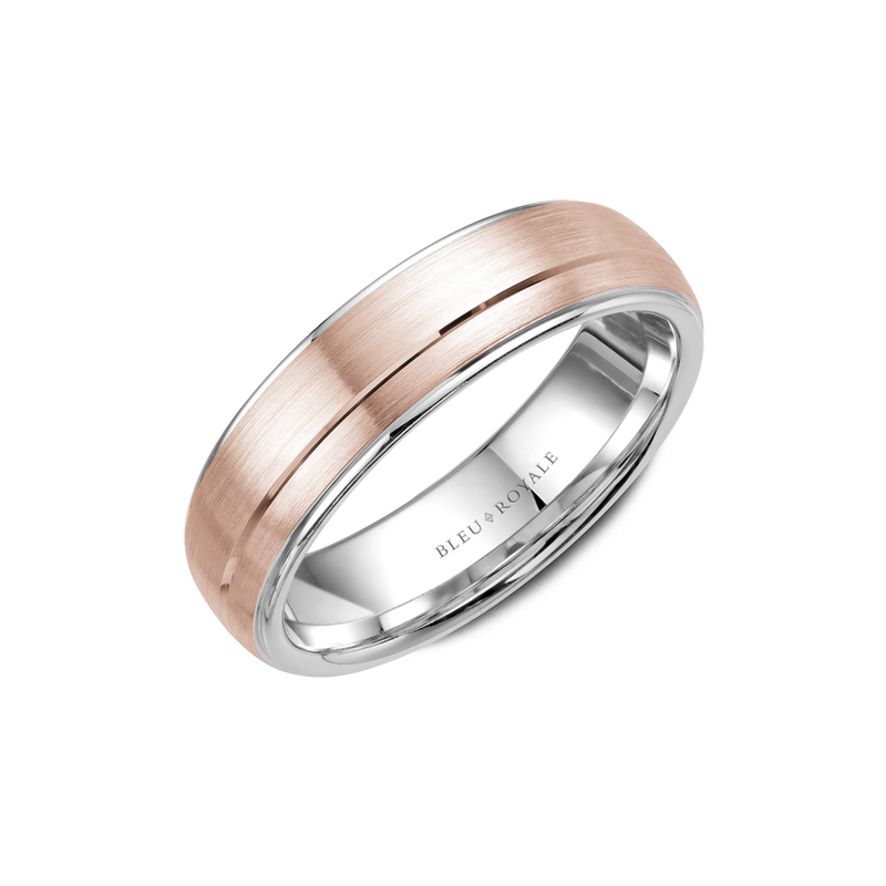 Bleu Royale Men's Wedding Band RYL-002RW55