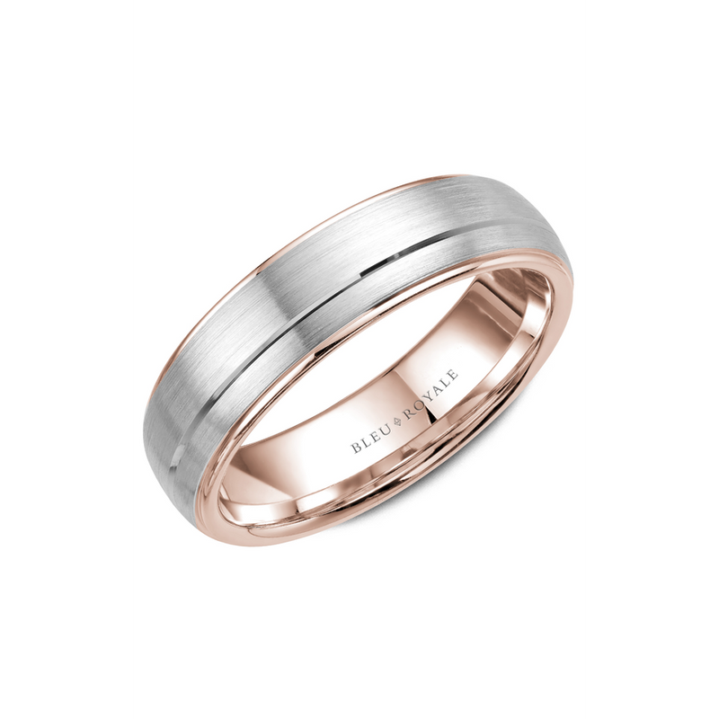 Bleu Royale Men's Wedding Band RYL-002WR55-M10