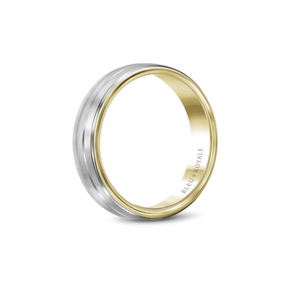 Bleu Royale Men's Wedding Band RYL-002WY55-M10