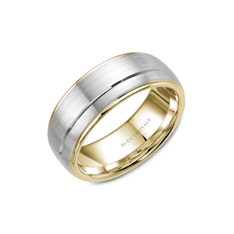 Bleu Royale Men's Wedding Band RYL-002WY85