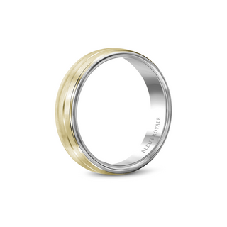 Bleu Royale Men's Wedding Band RYL-002YW55-M10