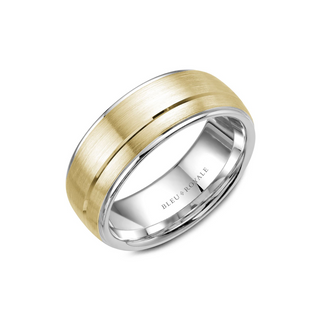Bleu Royale Men's Wedding Band RYL-002YW85