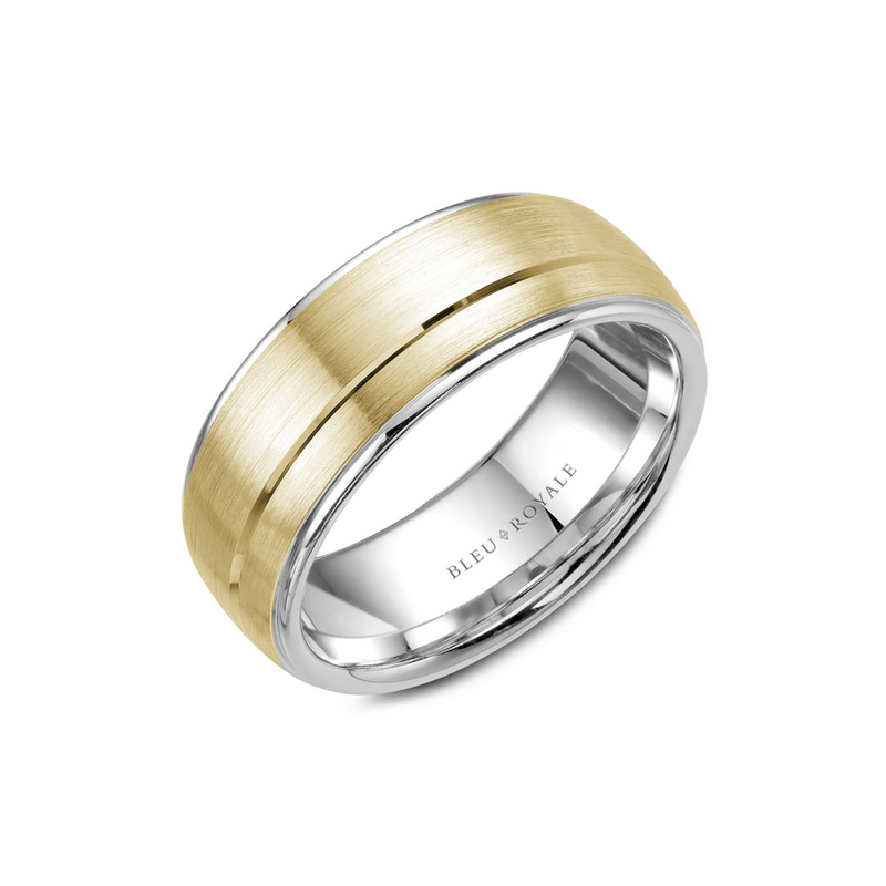 Bleu Royale Men's Wedding Band RYL-002YW85