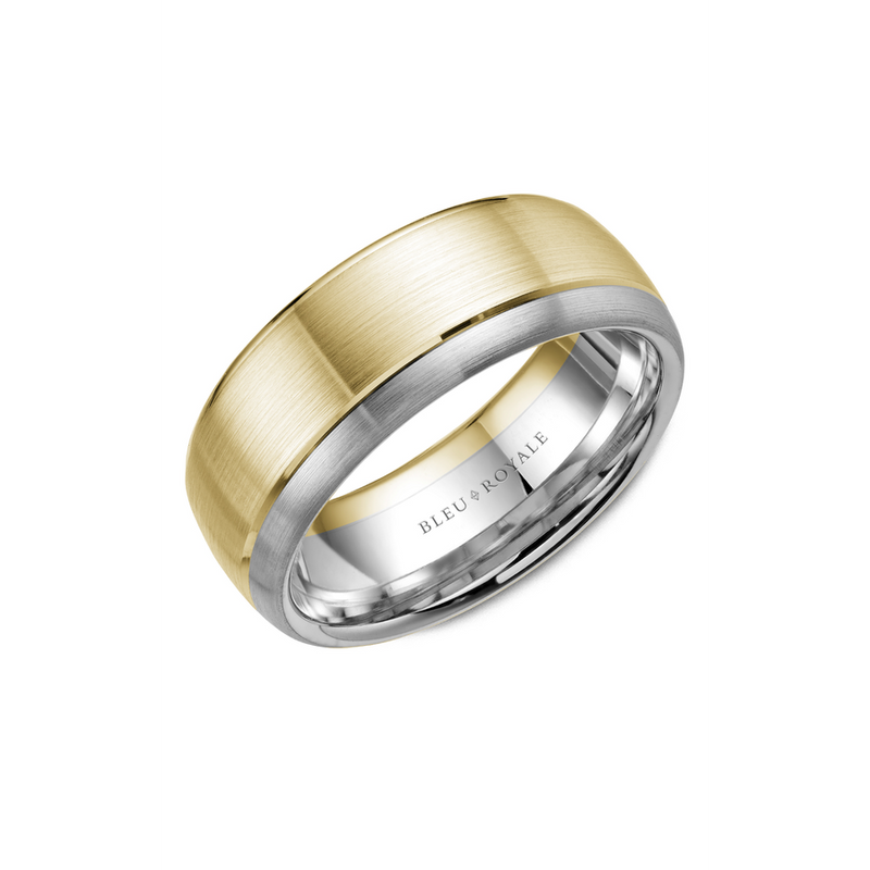 Bleu Royale Men's Wedding Band RYL-003YW85