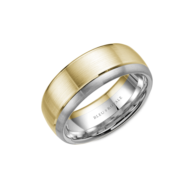 Bleu Royale Men's Wedding Band RYL-003YW85