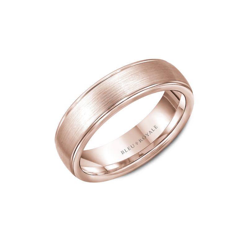 Bleu Royale Men's Wedding Band RYL-004R65
