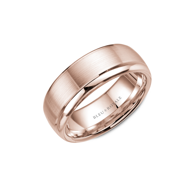 Bleu Royale Men's Wedding Band RYL-006R75