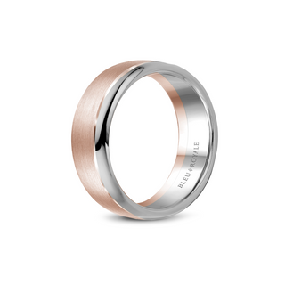 Bleu Royale Men's Wedding Band RYL-006RW75