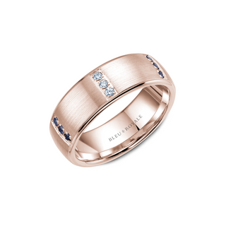 Bleu Royale Men's Wedding Band RYL-008RDS75