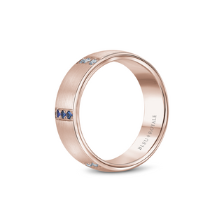 Bleu Royale Men's Wedding Band RYL-008RDS75