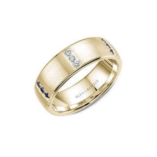 Bleu Royale Men's Wedding Band RYL-008YDS75