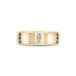 Bleu Royale Men's Wedding Band RYL-008YDS75